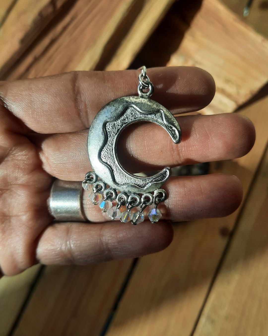 Boho Clothes Pins - Celestial Moon - Sacred