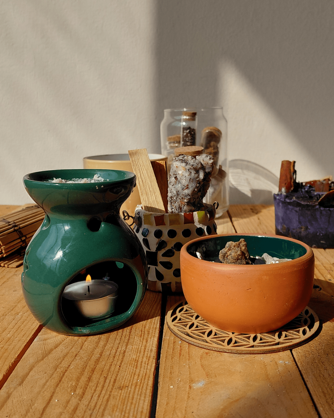Ground your rituals with our Emerald Clay from our wide variety of Ritual Altar Sets! Unique & Exclusive at Sacred!