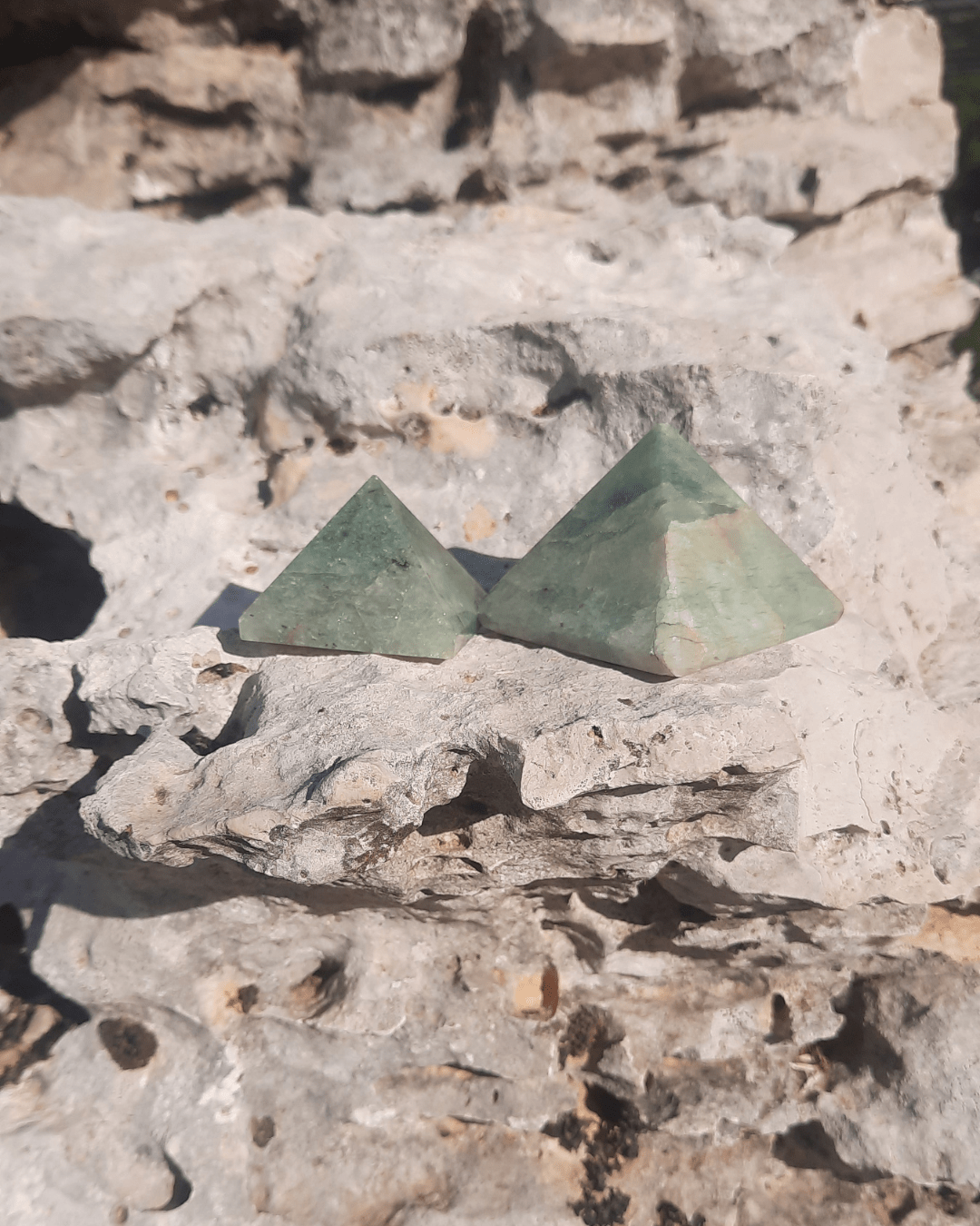 Green Aventurine Pyramid - Sacred