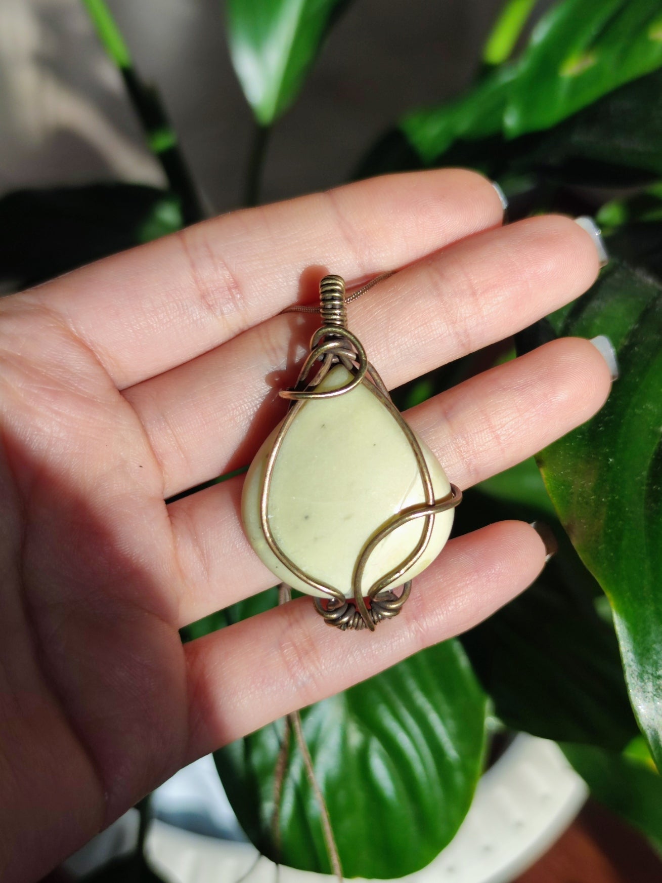 Step into your Highest Potential with Primordia. Invest in our Serpentine Necklace from our Energy Cleansing Jewelry Collection at Sacred in Lebanon!