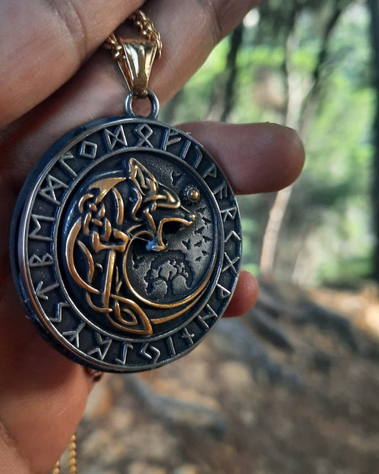 Invest in our Purple Dragon and Wolf - Orgonite pendant in Lebanon at Sacred