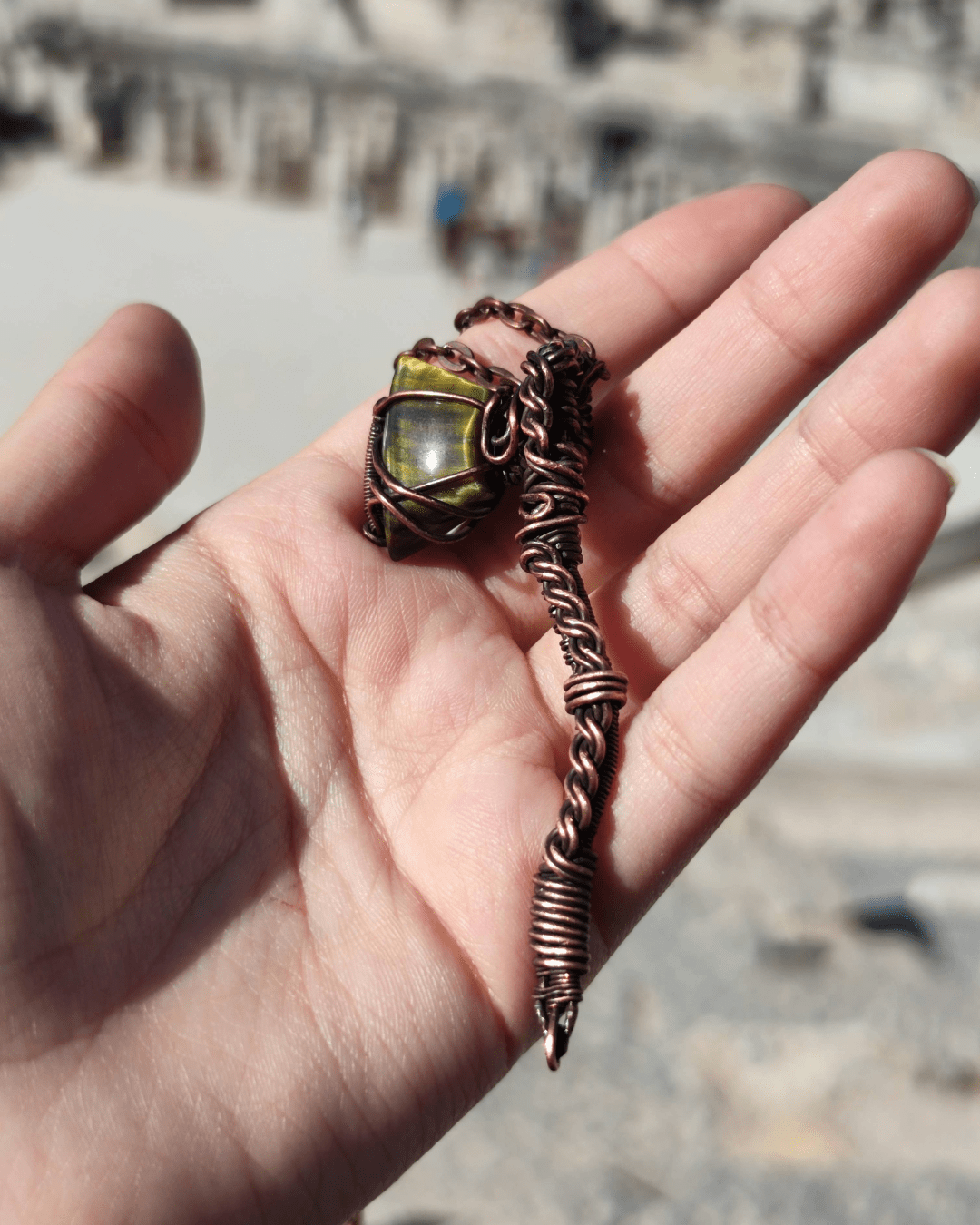 Tiger's Eye Viking Axe - Sacred