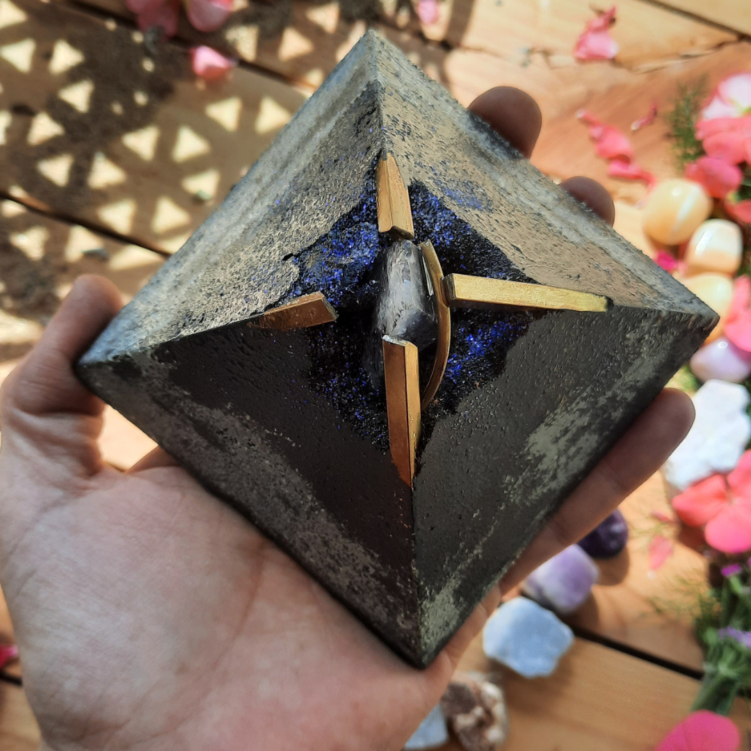 How to Charge and Cleanse An Orgonite Pyramid - Sacred