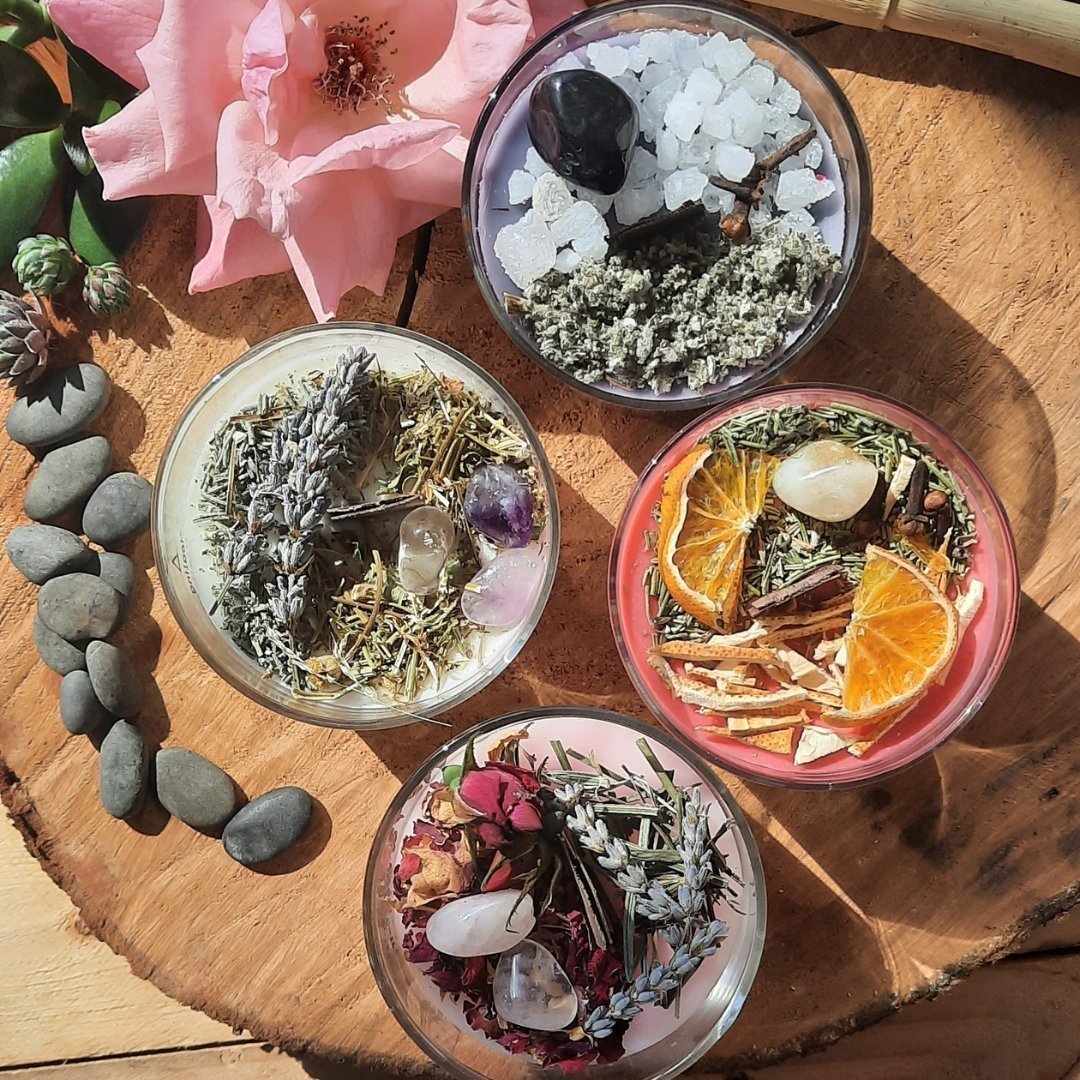 Our Ritual Candles: Colors, Energy, and Crystal-Infused - Sacred