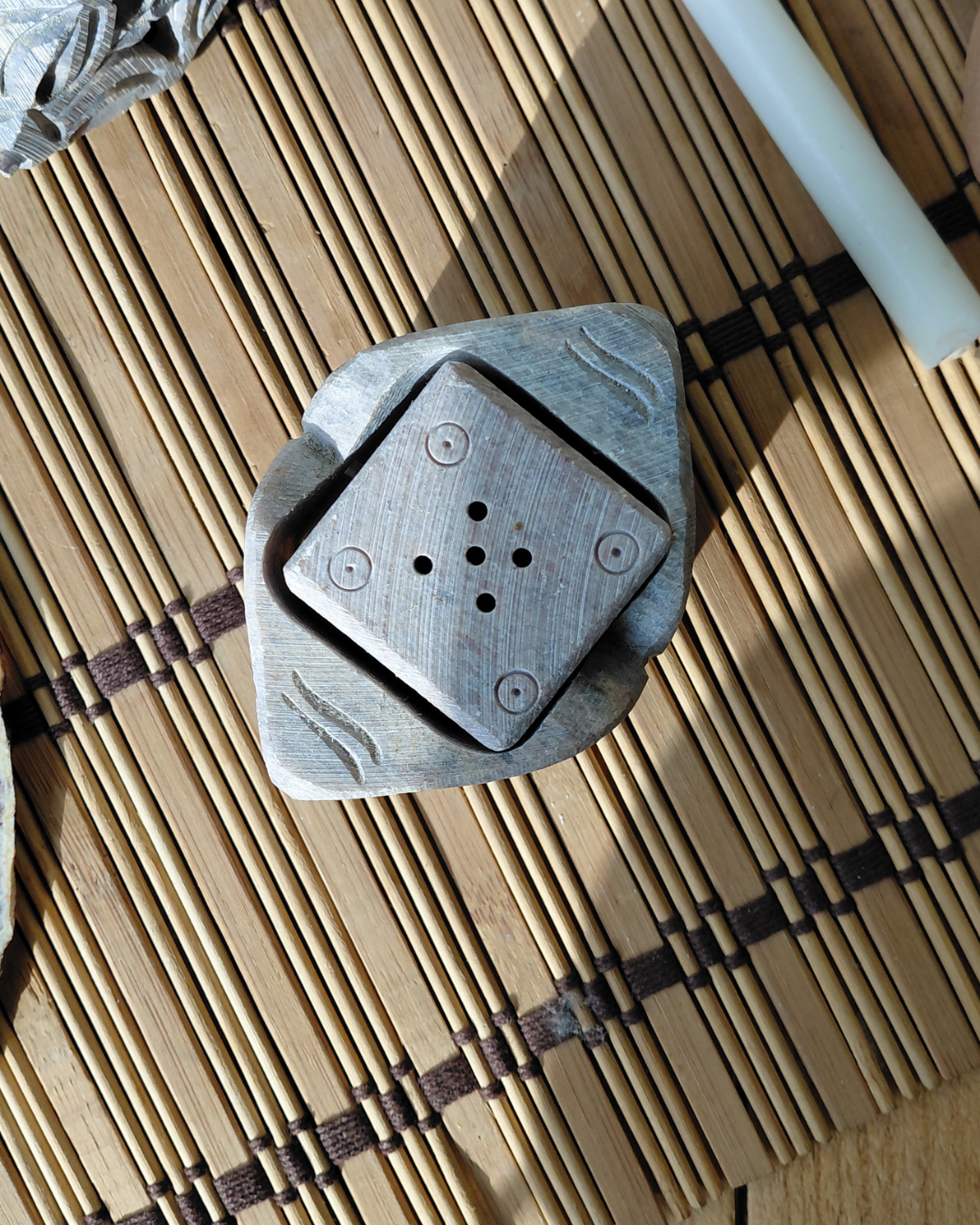 Invest in our Alchemist's Cube • Soapstone Multi-Incense Holder from our Incense Burners Collection in Lebanon at Sacred!