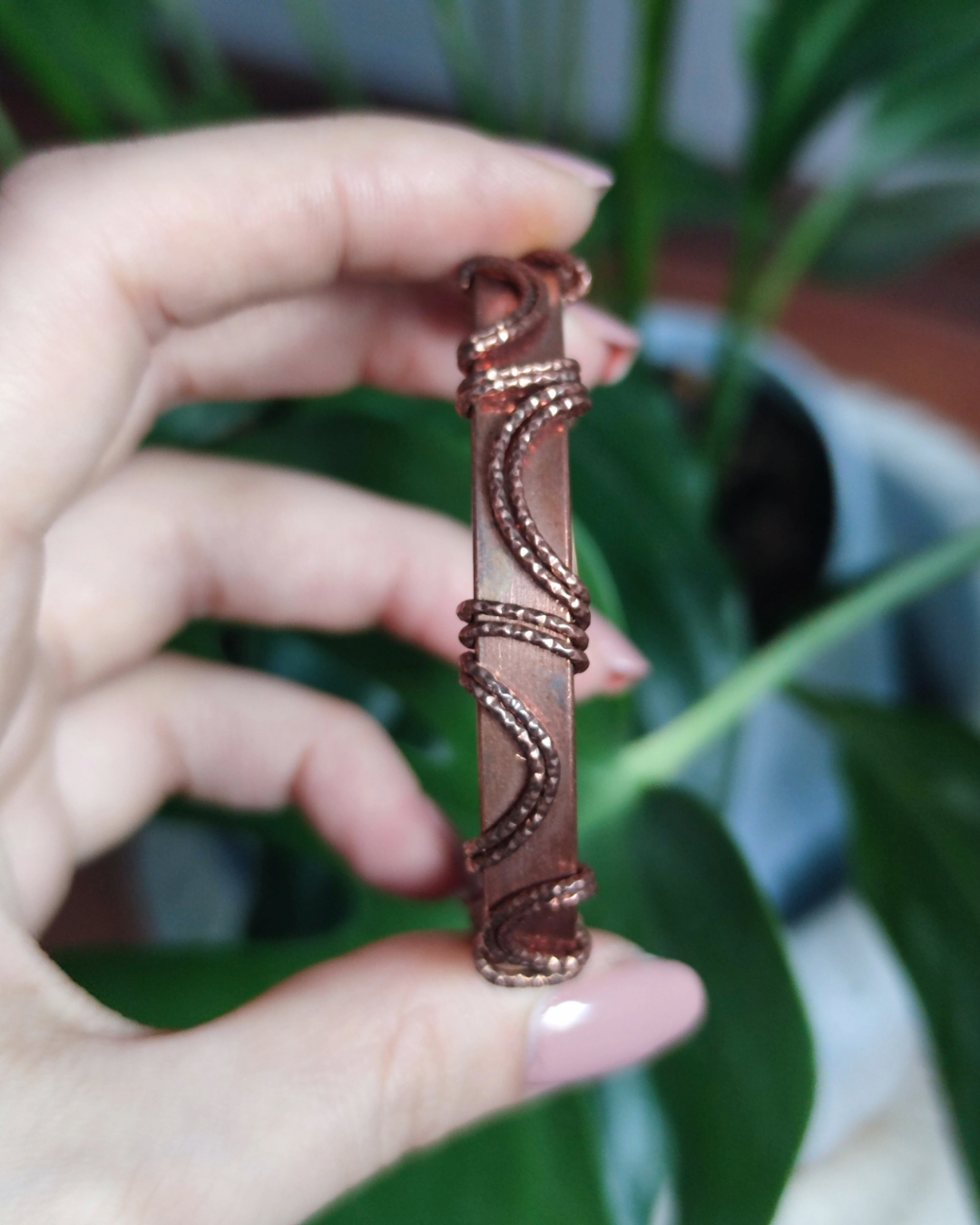 Stay Protected with Bold Alignment. Invest in our Pure Red Copper Bracelet for Energetic Stability from our Copper Bracelet Collection in Lebanon at Sacred!