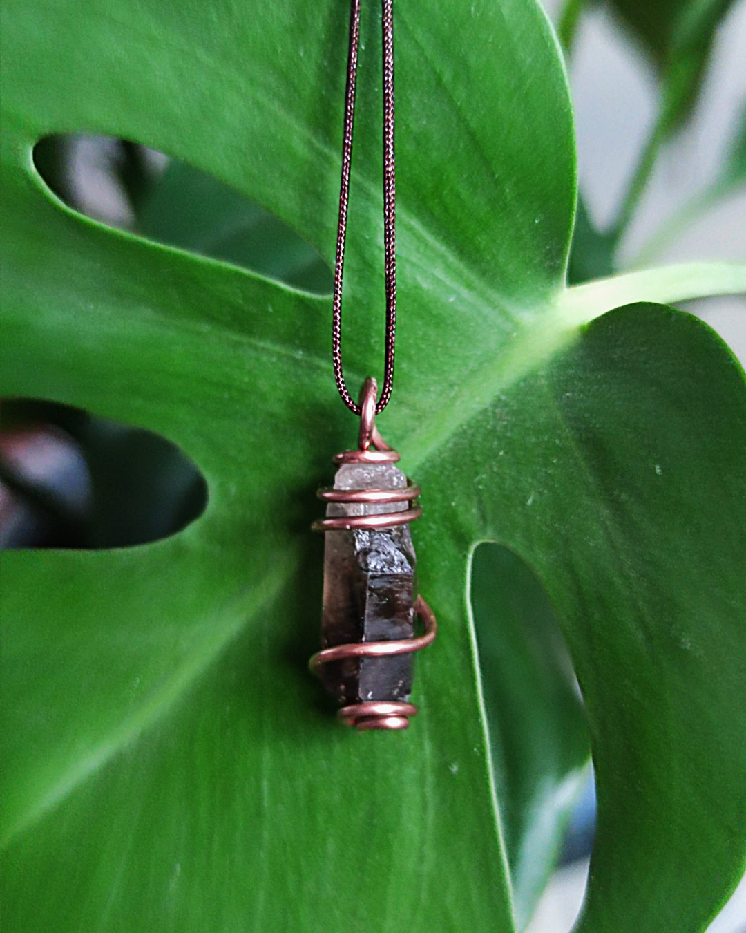 Balance & Deep Rooting with our Cosmic Anchor! Invest in our Smoky Quartz Necklace from our Energy Cleansing Jewelry Collection in Lebanon at Sacred.