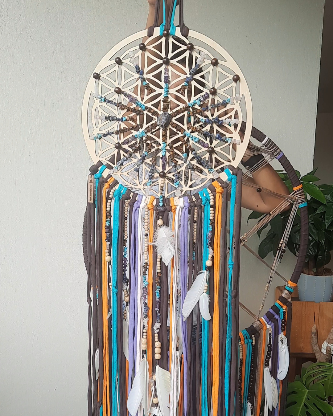 Flower Of Life Bloom - Macrame - Lebanon - Sacred 