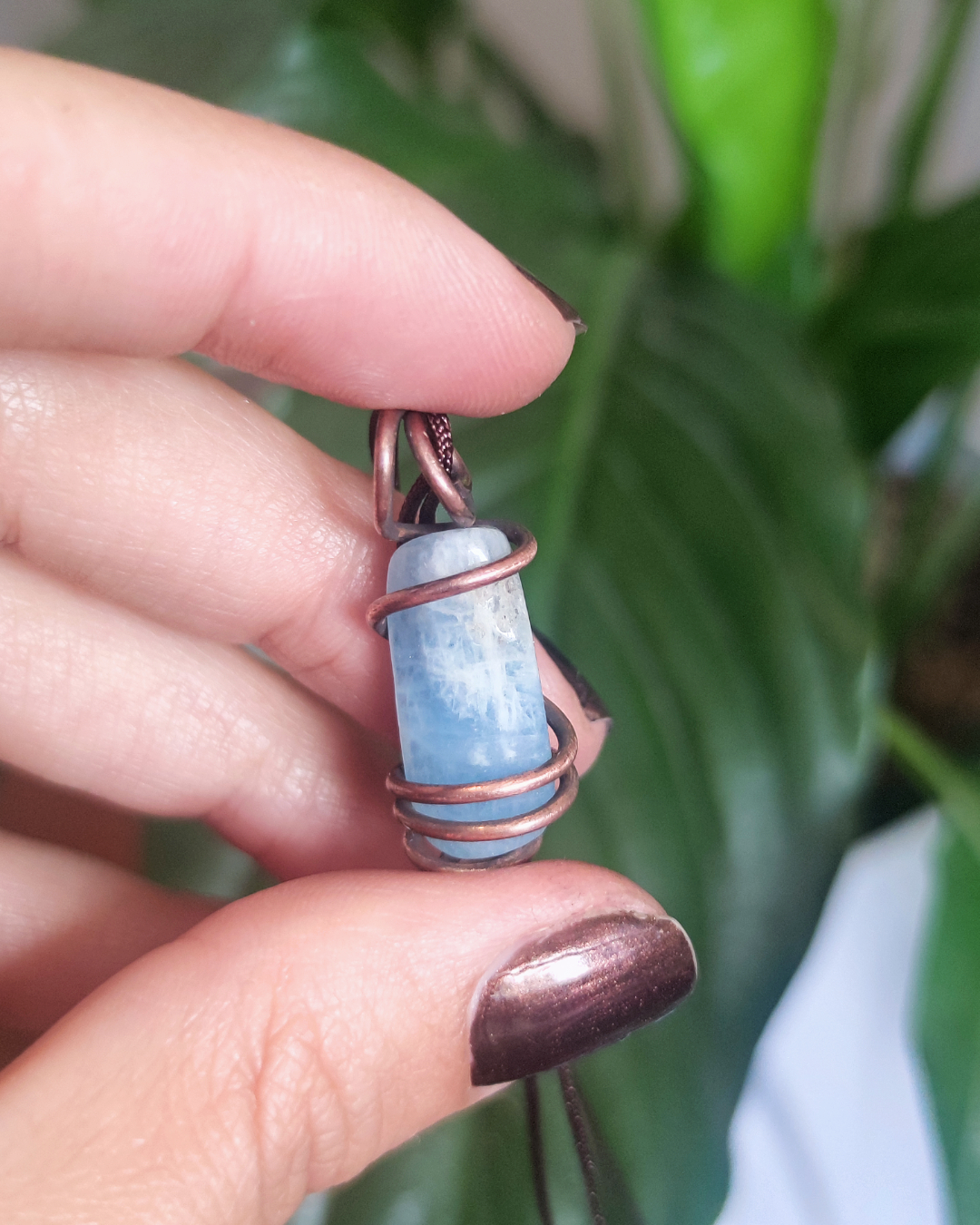 Aqua • Aquamarine Necklace For Peace