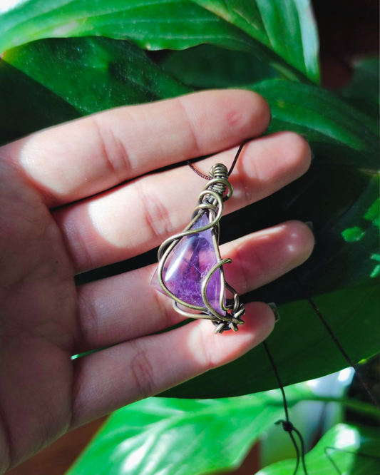 Invest in our Violette • Amethyst Necklace from our wide variety of Crystal Jewelry in Lebanon at Sacred!