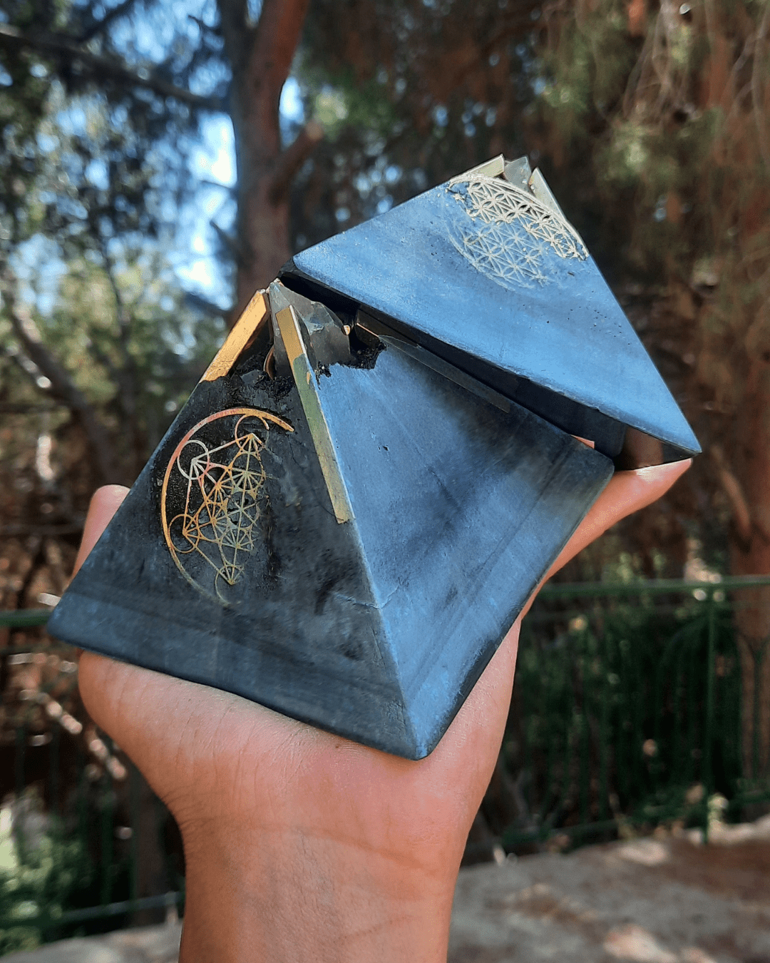 Alfa – The Genesis - Orgonite Pyramid - Sacred