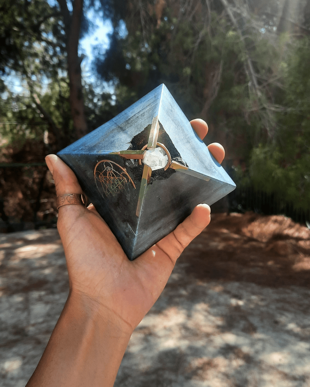 Alfa – The Genesis - Orgonite Pyramid - Sacred
