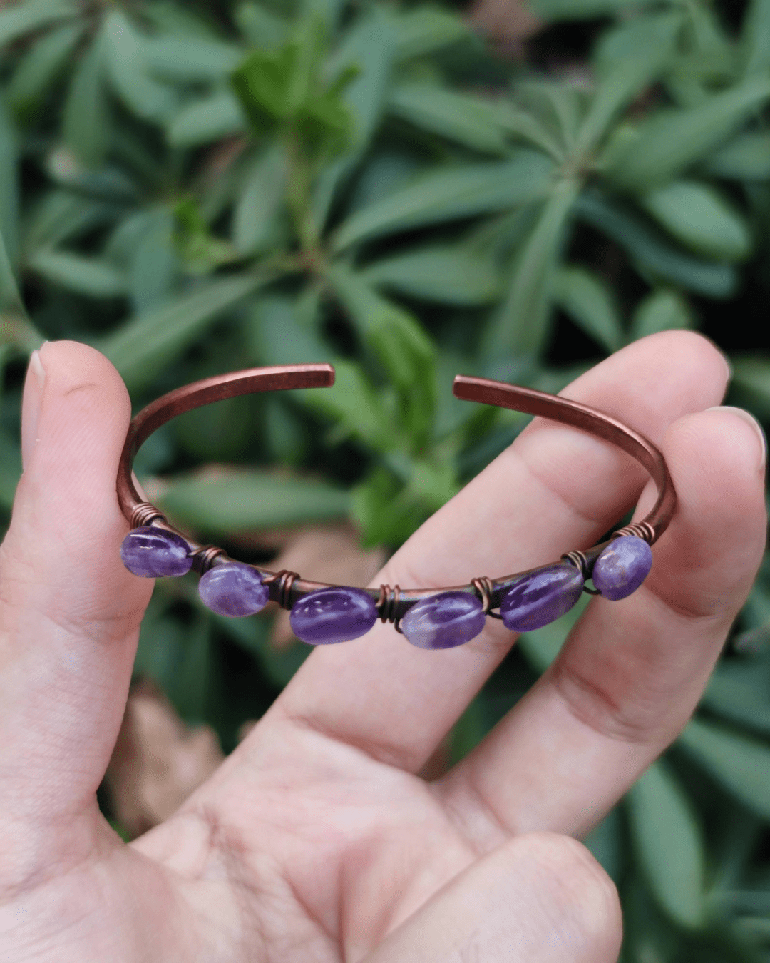 Amethyst Bangle - Sacred