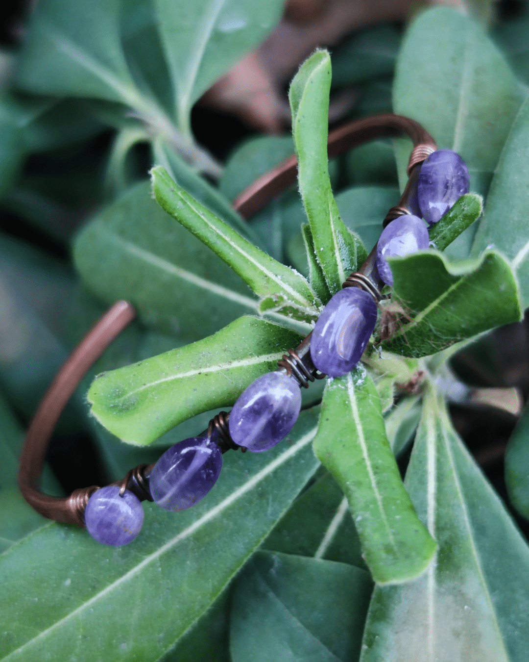 Amethyst Bangle - Sacred