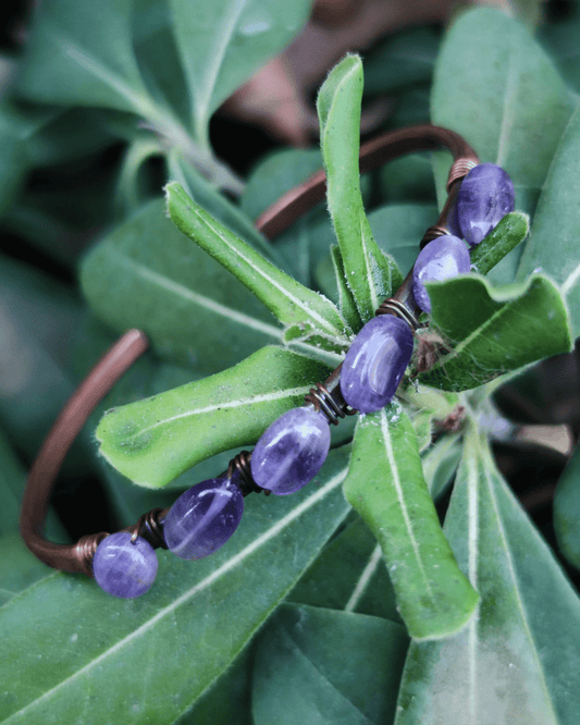 Amethyst Bangle - Sacred