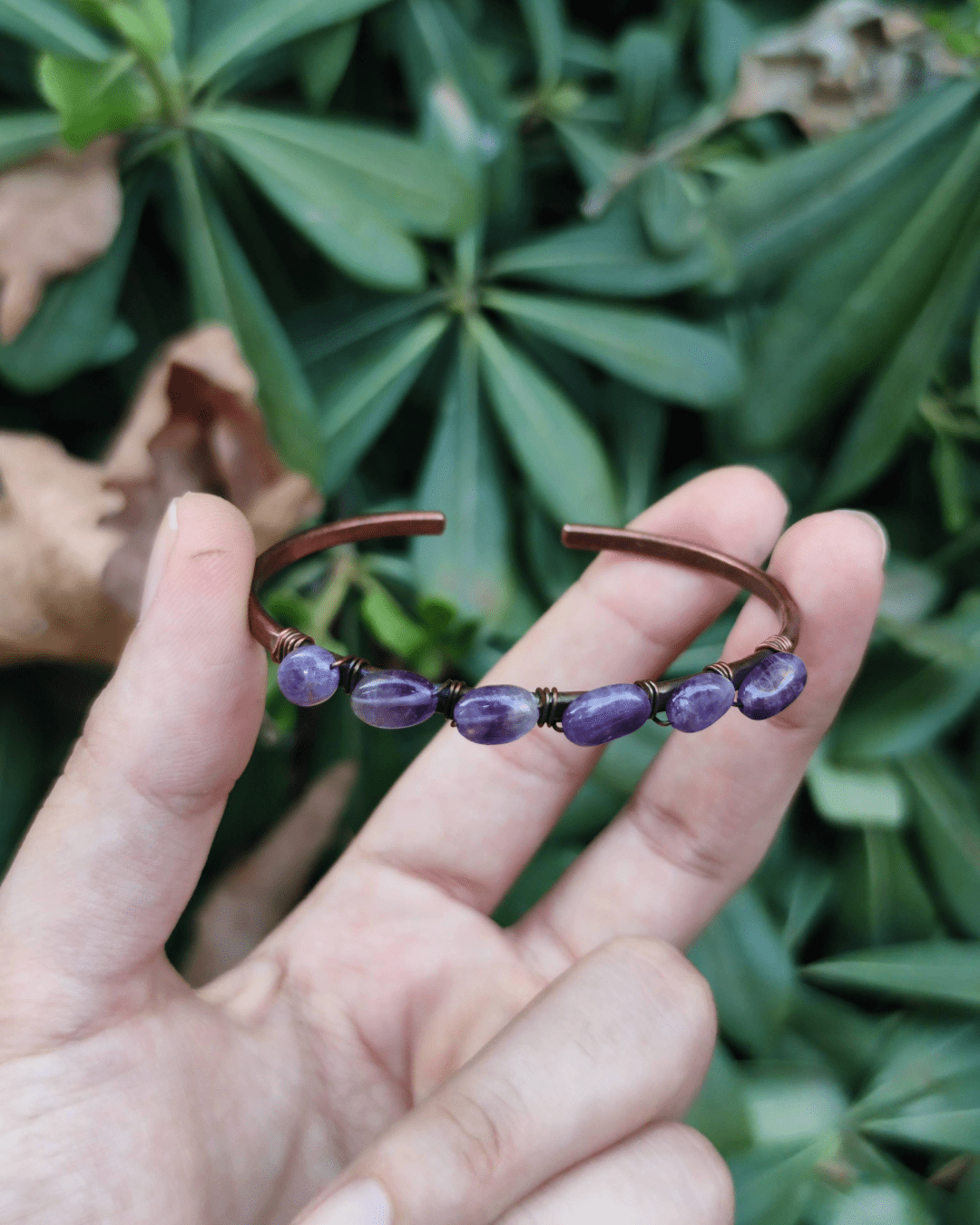 Amethyst Bangle - Sacred