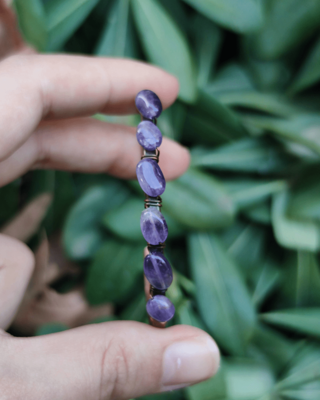 Amethyst Bangle - Sacred