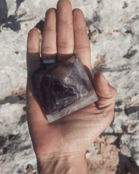 Amethyst Pyramid - Sacred