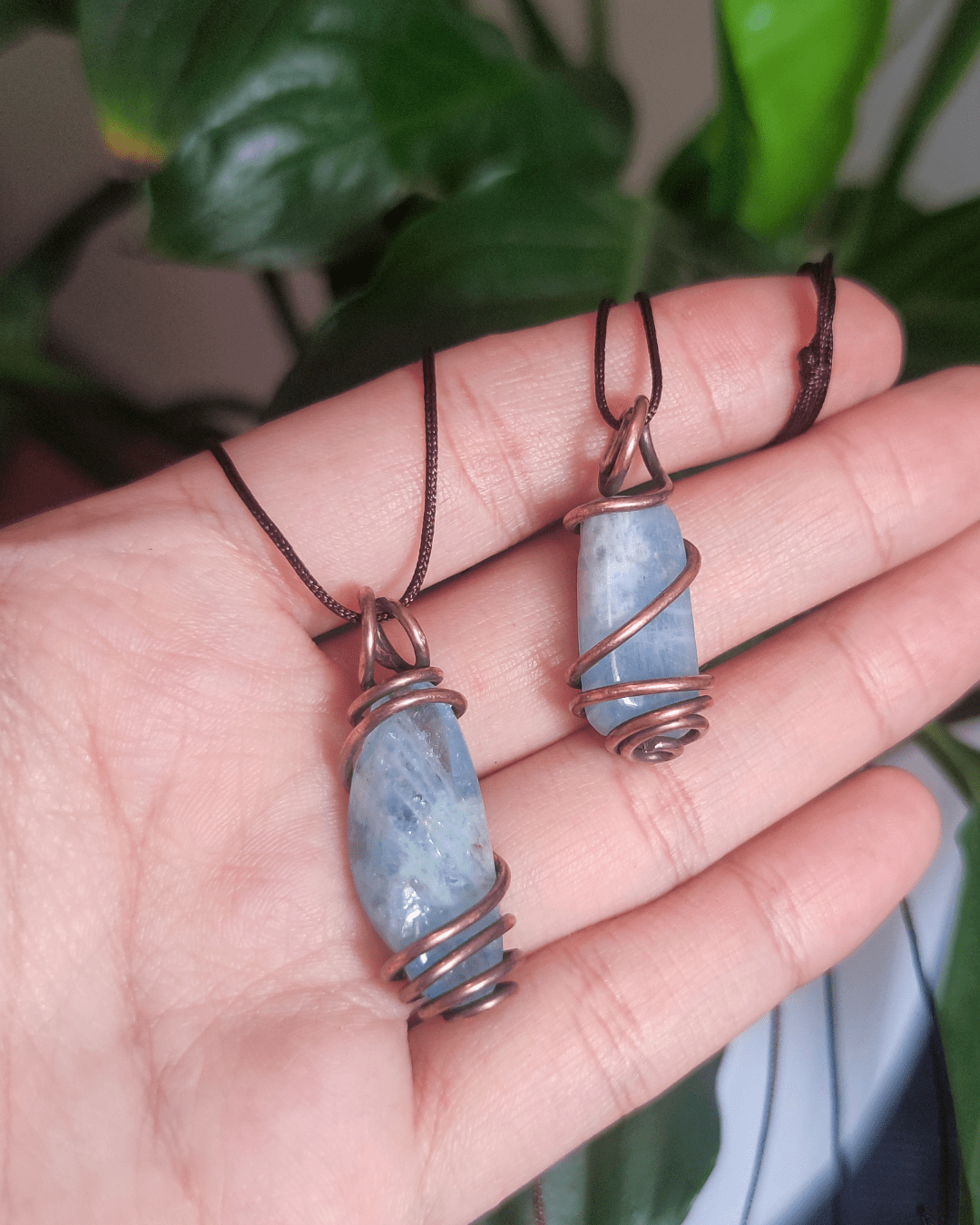 Aqua • Aquamarine Necklace For Peace in Lebanon at Sacred