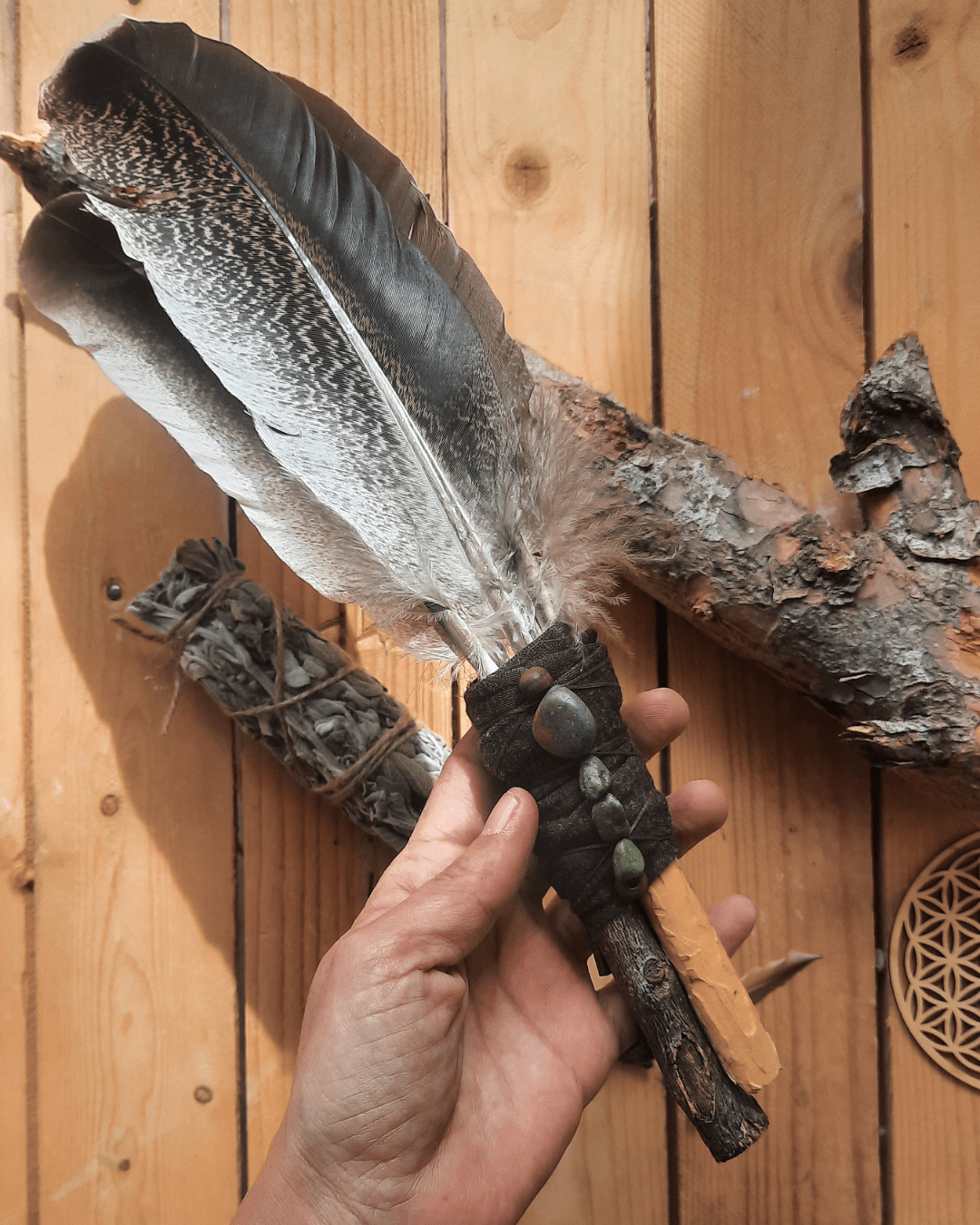 Basic Brown Smudging Wand - Sacred