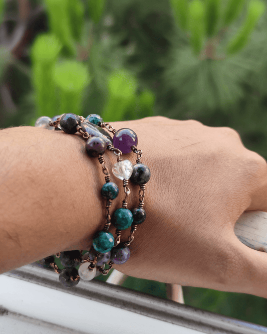 Beads Bracelets – Mixed Crystals | Intuition - Sacred