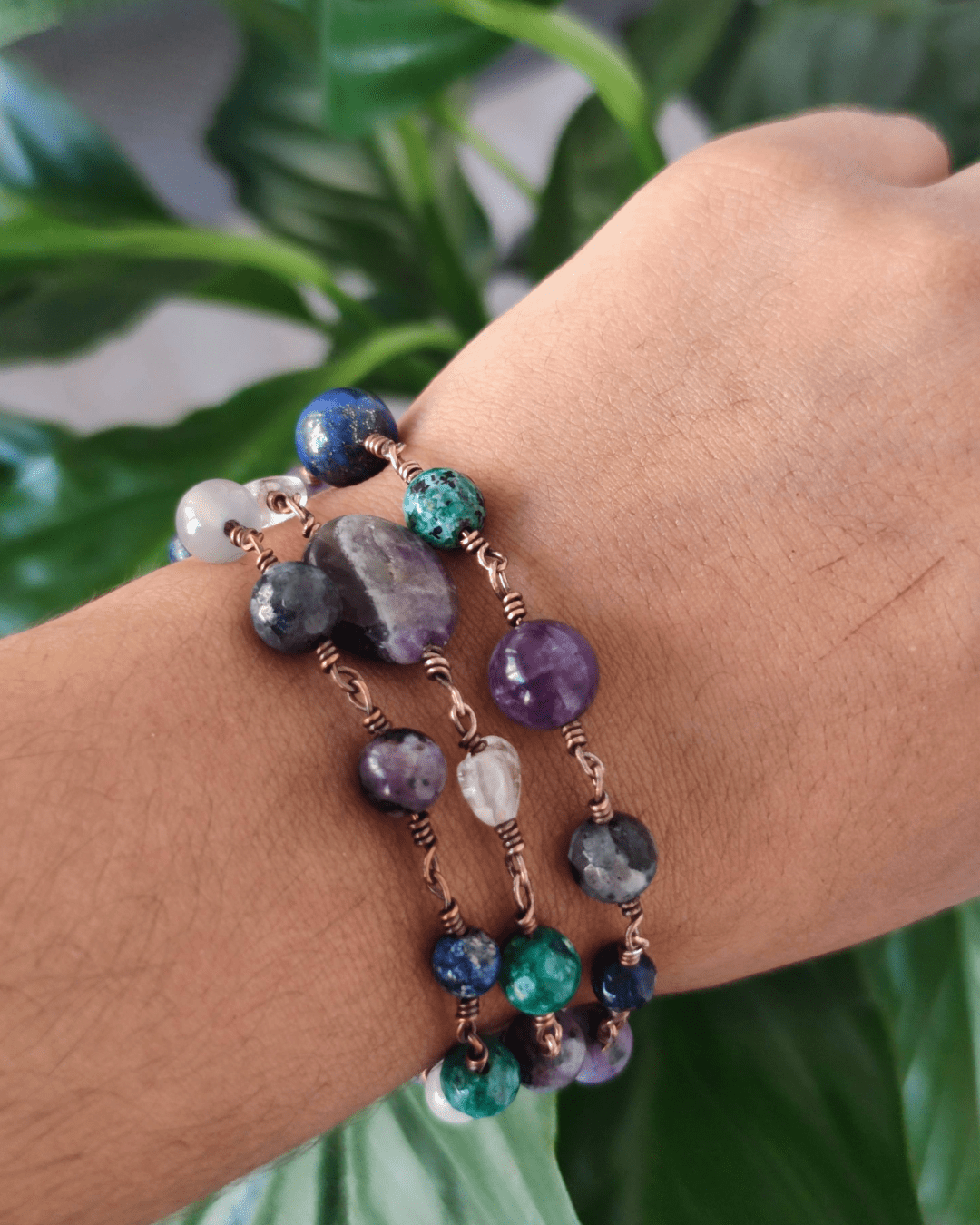 Beads Bracelets – Mixed Crystals | Intuition - Sacred