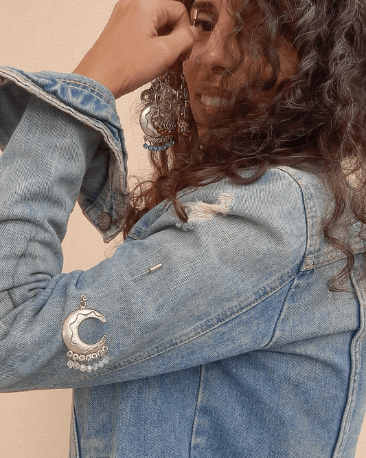 Boho Clothes Pins - Celestial Moon - Sacred