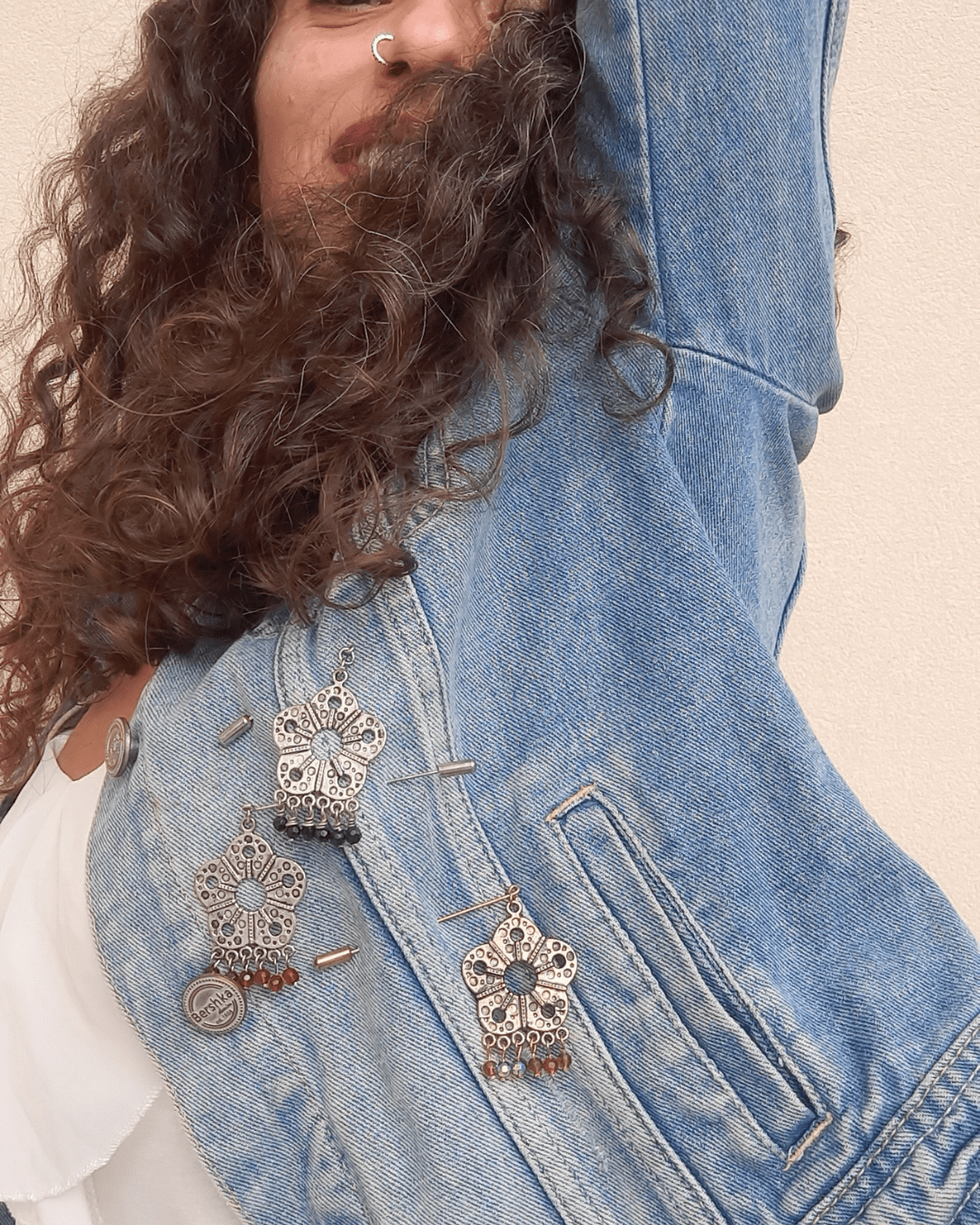 Boho Clothes Pins - Oriental Bloom - Sacred