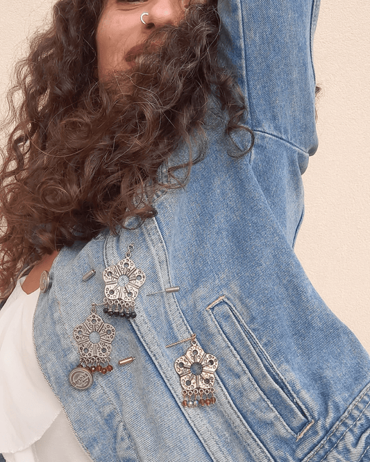 Boho Clothes Pins - Oriental Bloom - Sacred