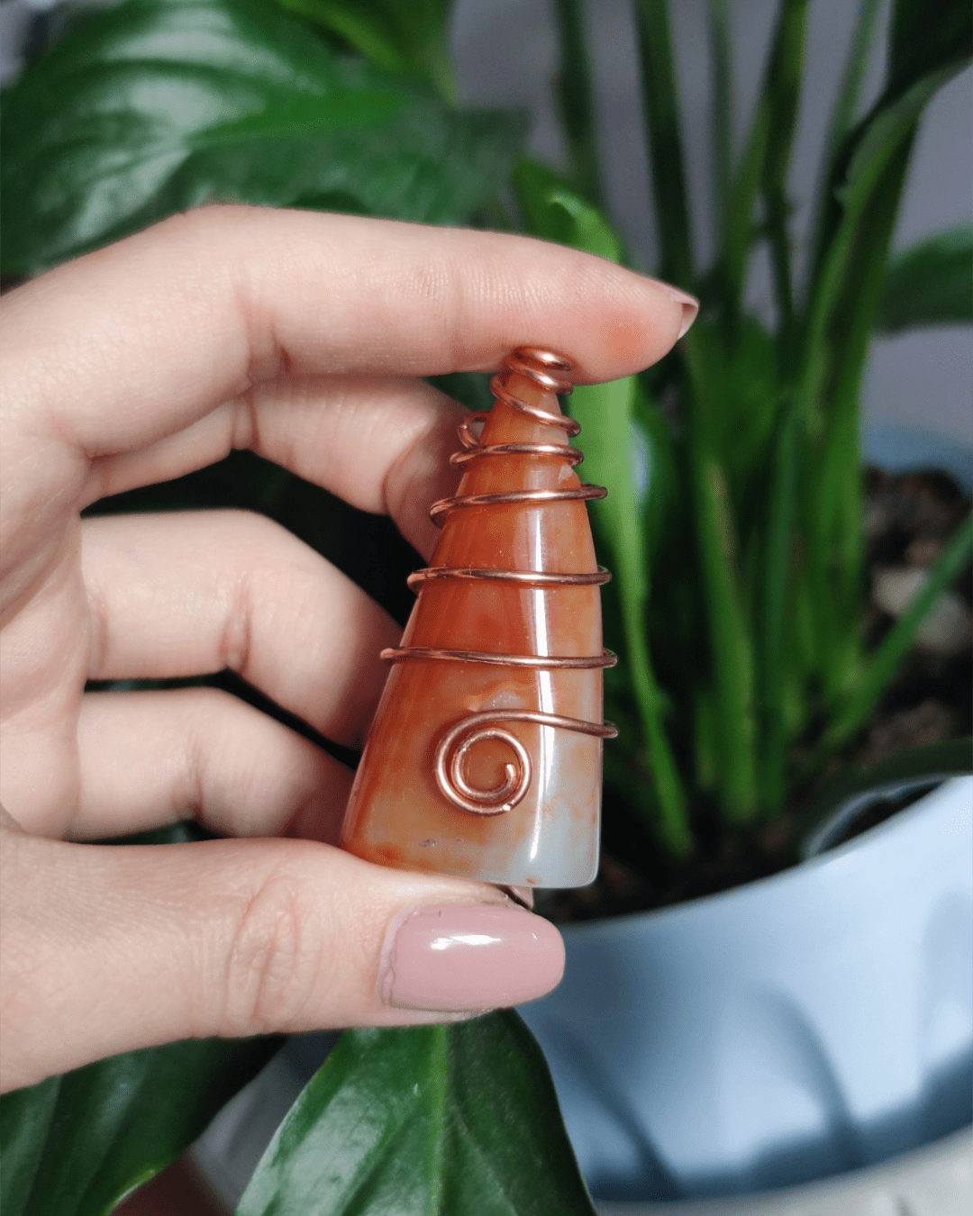 Invest in our Carnelian • The Stone of Vitality from our genuine Crystal Collection in Lebanon at Sacred!