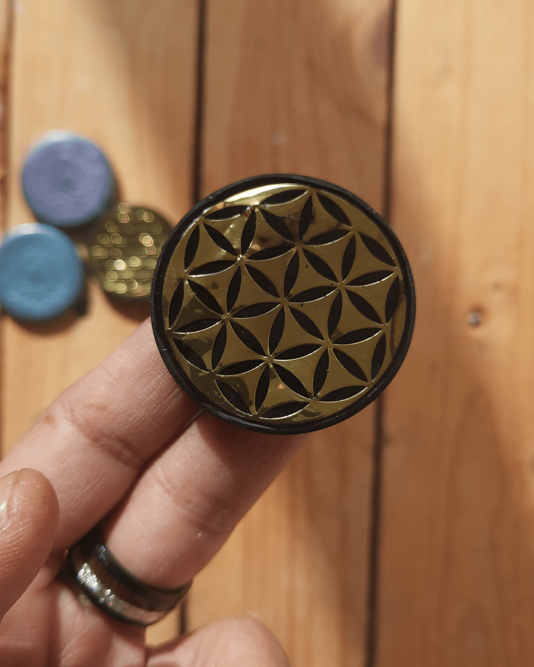 Cellphone Orgonite EMF Shield - Sacred