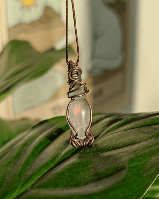 Align your Heart & Voice with Cosmic Waters. Invest in our Aquamarine & Rose Quartz Necklace from our Energy Cleansing Jewelry Collection in Lebanon at Sacred .