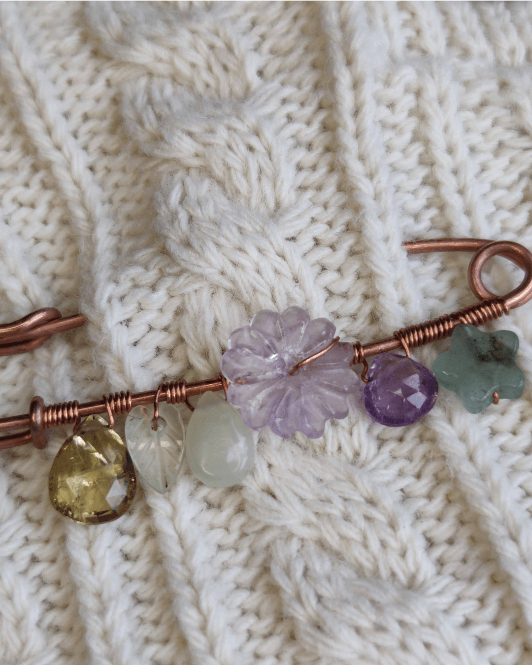 Crystal Confetti Pin - Sacred