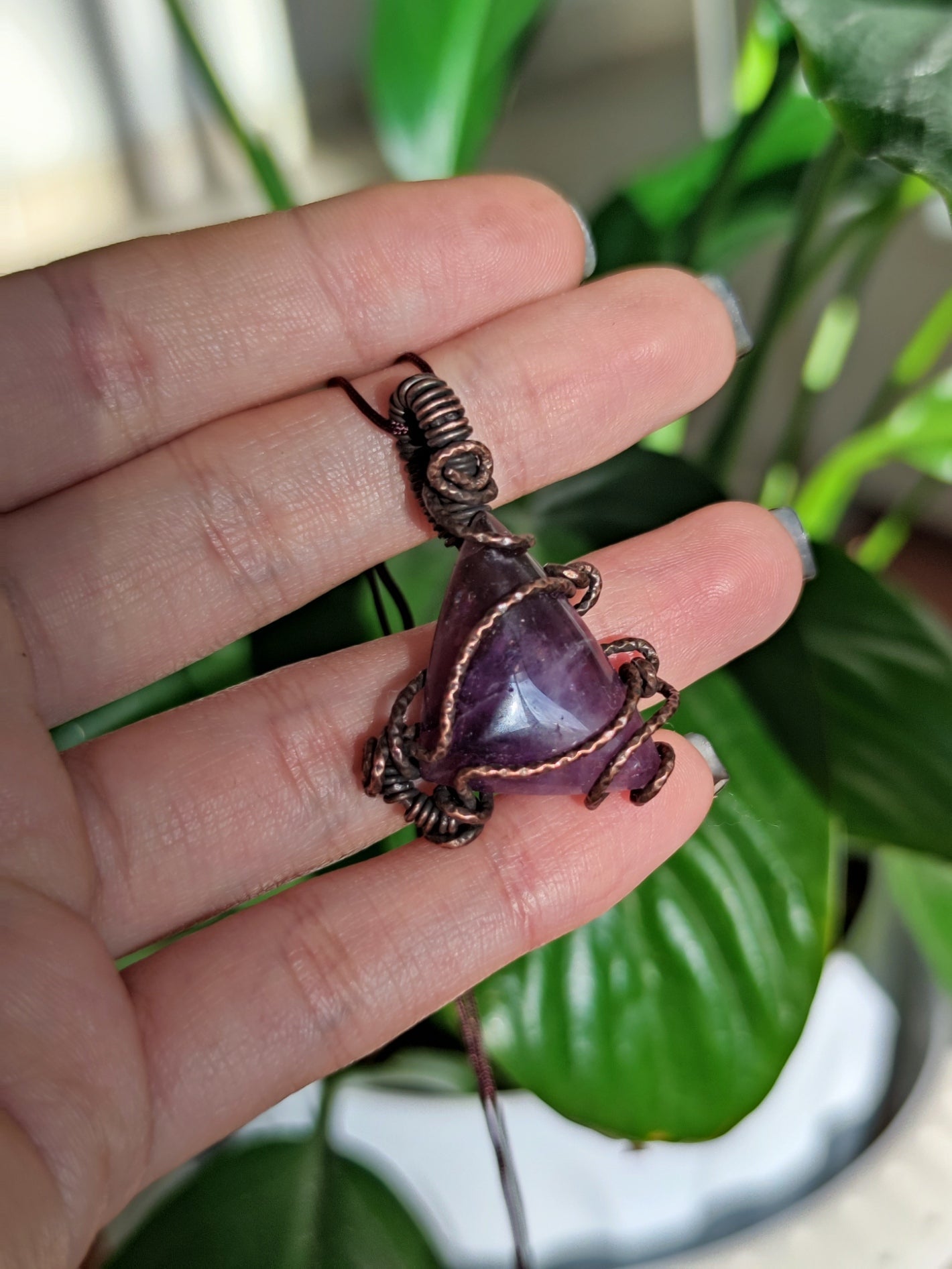Connect with your Inner Wisdom with Deep Purple. Invest in our Amethyst Necklace from our Energy Cleansing Jewelry Collection at Sacred in Lebanon.