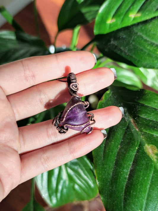 Connect with your Inner Wisdom with Deep Purple. Invest in our Amethyst Necklace from our Energy Cleansing Jewelry Collection at Sacred in Lebanon.