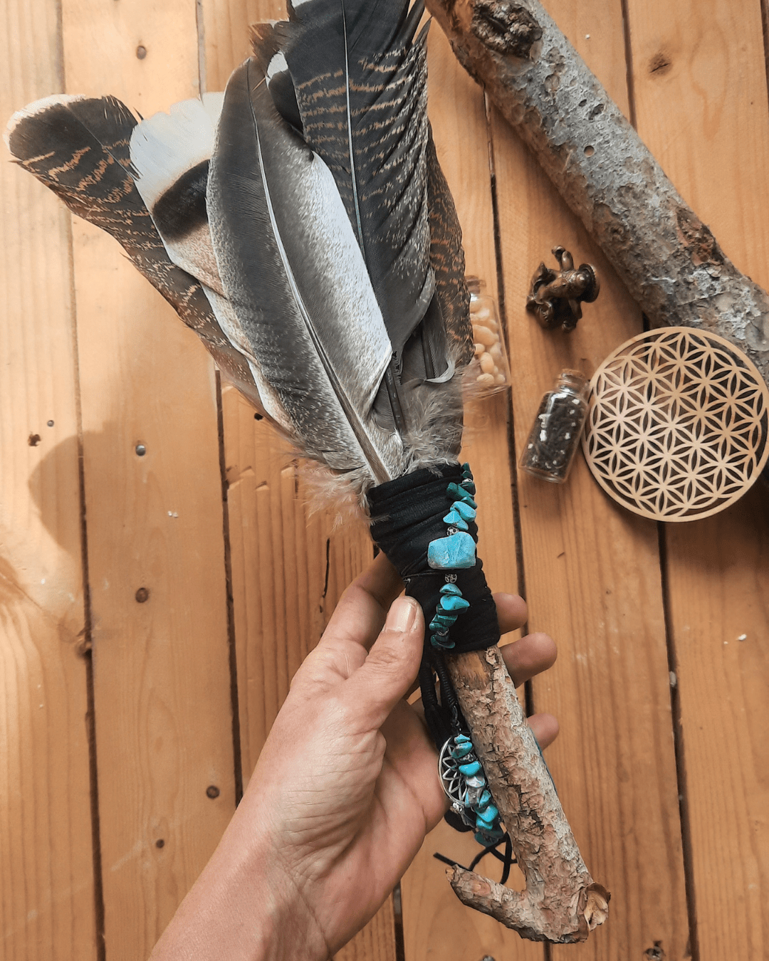 Divine Blue Smudging Wand - Sacred