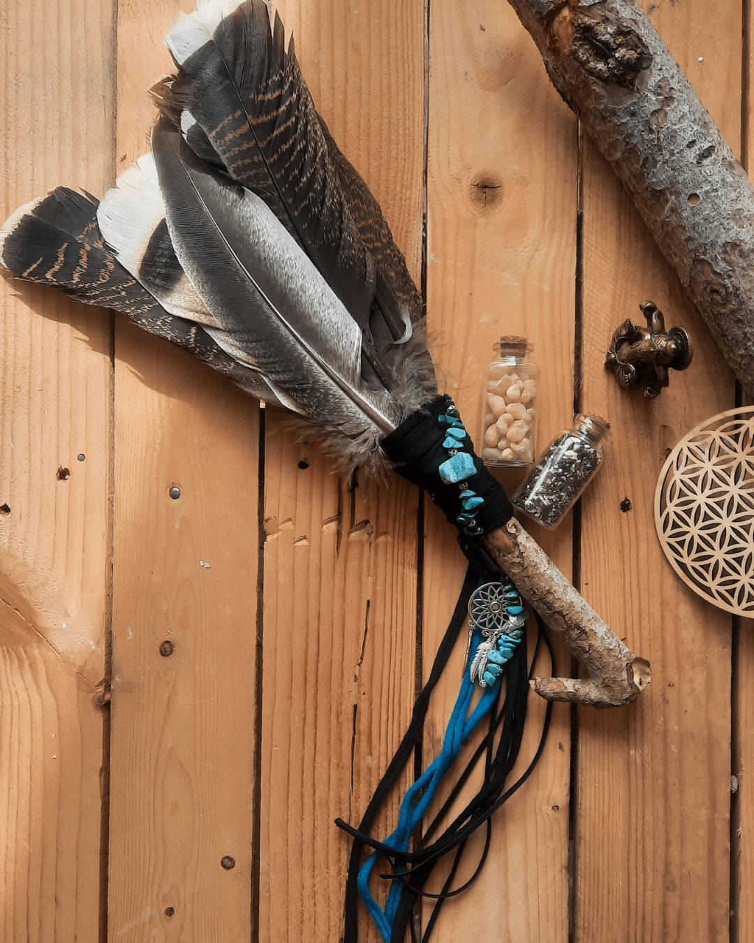 Divine Blue Smudging Wand - Sacred