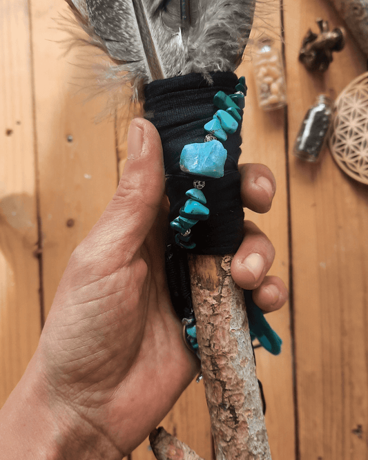 Divine Blue Smudging Wand - Sacred