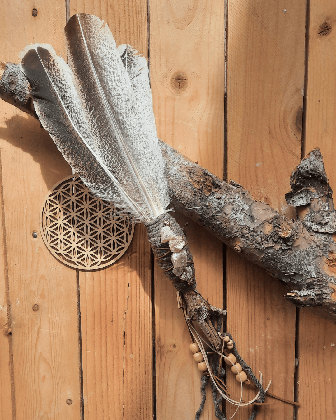 Divine Feminine Pink Smudging Wand - Sacred