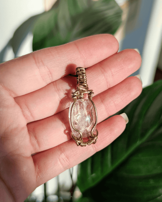 Connect to Higher Consciousness with The Divine. Invest in our Clear Quartz Pendant from our Cleansing Jewelry Collection at Sacred in Lebanon.
