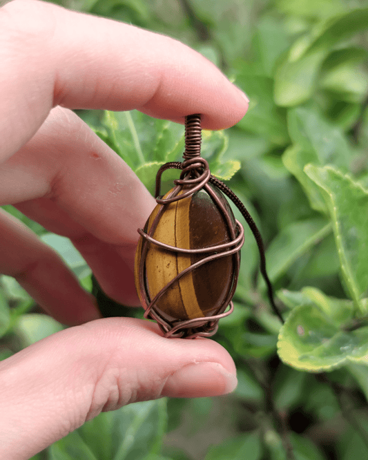 Invest in our Tiger’s Eye Necklace from our wide Energy Cleansing Jewelry Collection in Lebanon at Sacred!