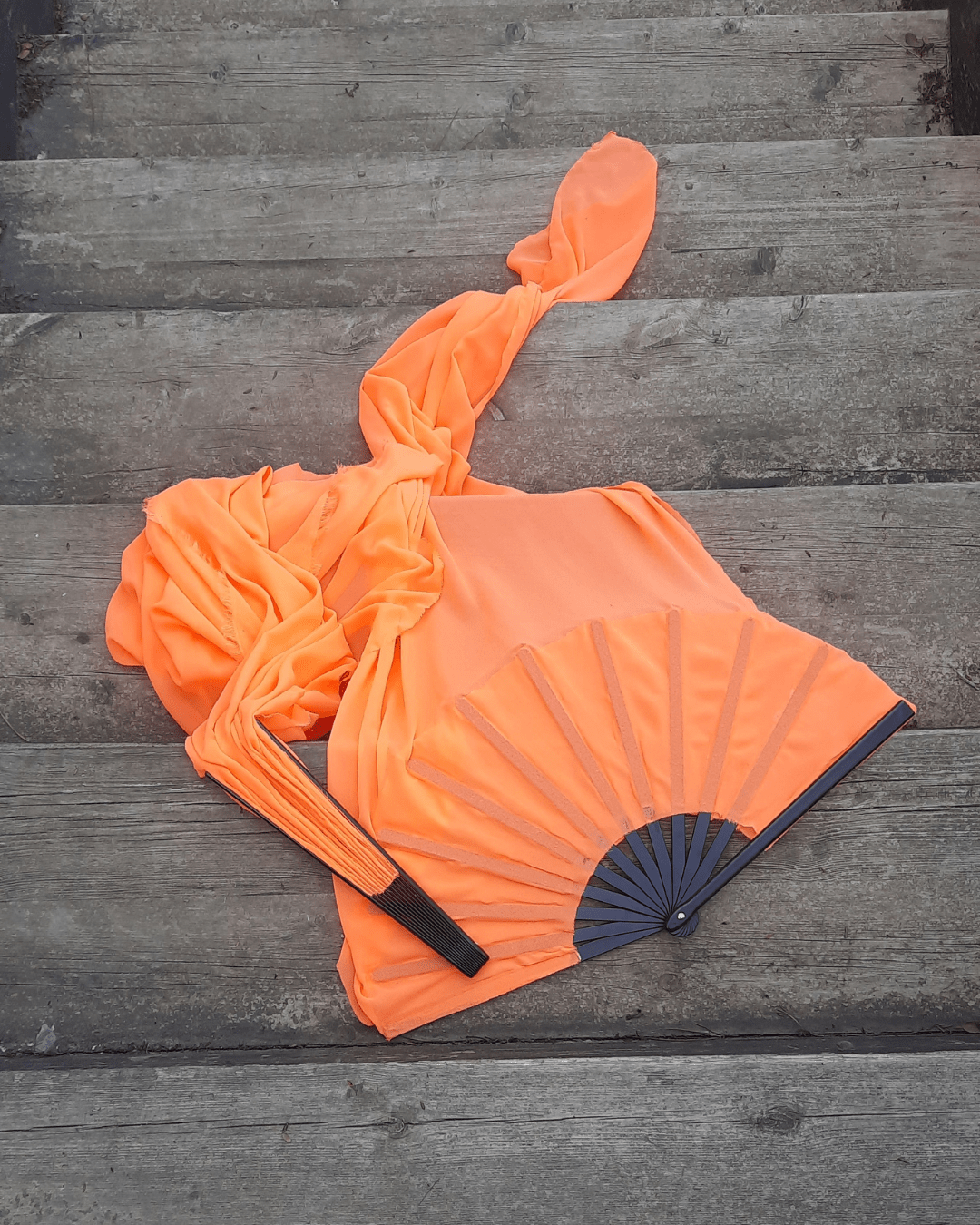 Fluo Orange - Veil Fan - Sacred