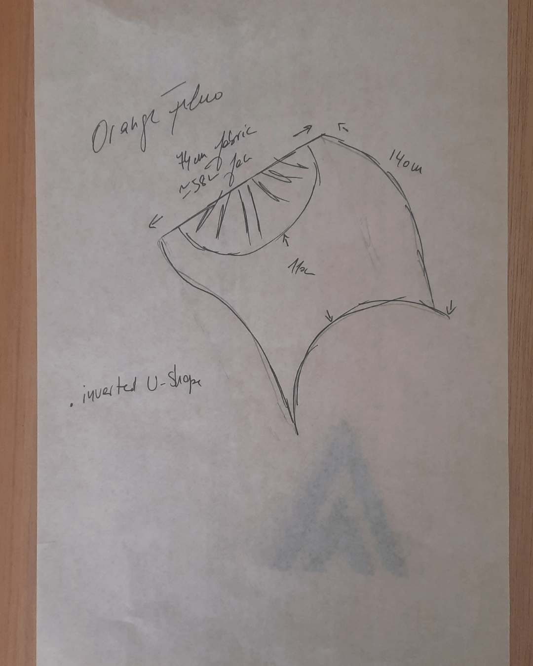 Fluo Orange - Veil Fan - Sacred