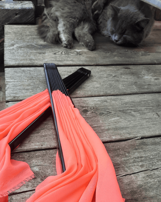 Fluo Rose - Veil Fan - Sacred