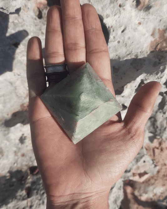 Green Aventurine Pyramid - Sacred