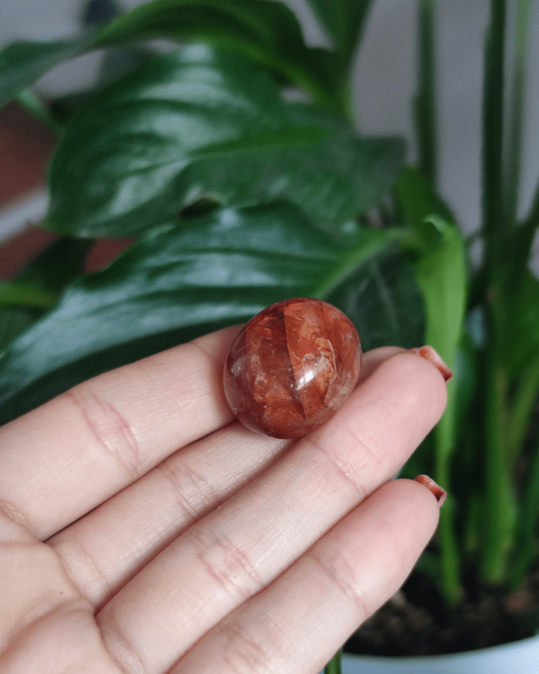 Invest in our Hematoid Quartz • The Fire Quartz from our genuine Crystal Collection in Lebanon at Sacred!