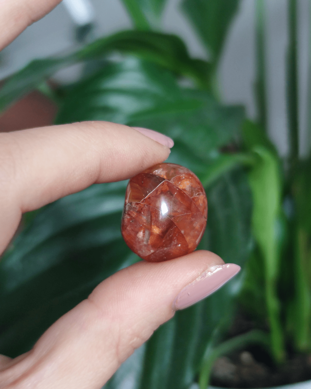 Invest in our Hematoid Quartz • The Fire Quartz from our genuine Crystal Collection in Lebanon at Sacred!