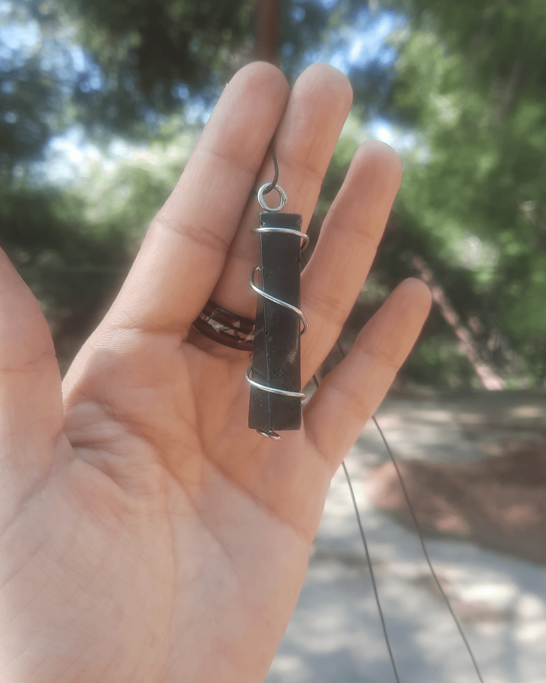 Ivy Silver Orgonite Pendants - Sacred