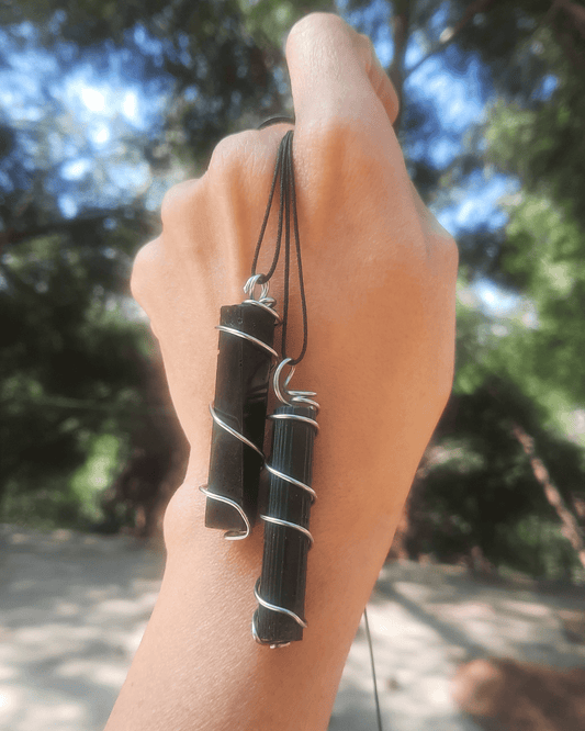 Ivy Silver Orgonite Pendants - Sacred