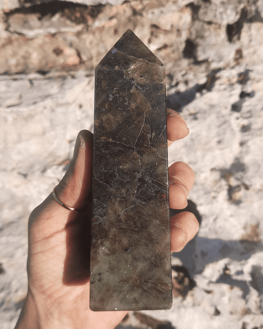 Labradorite Tower - 4 Facets - Sacred